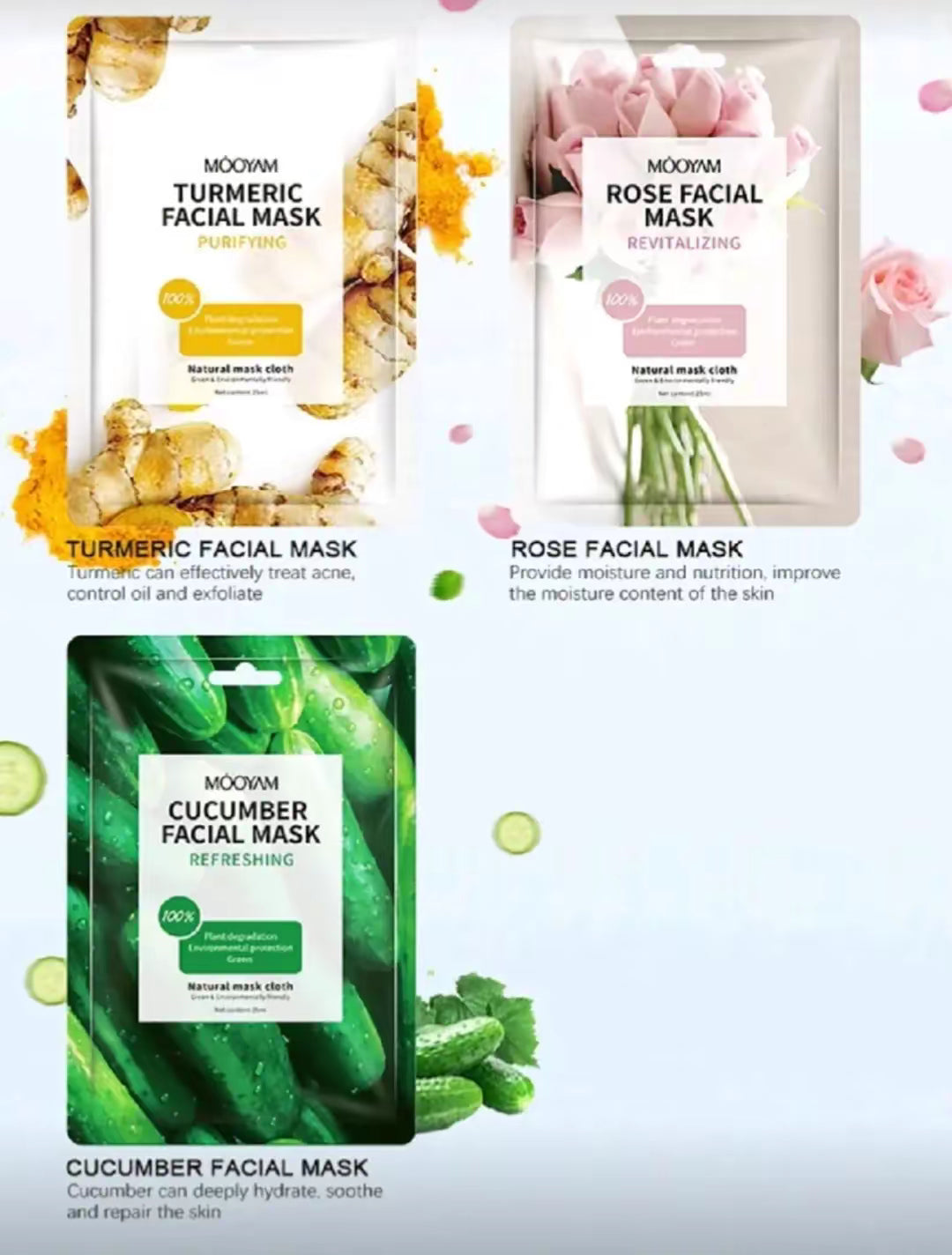 MOOYAM Brightening Fruit Mask, Fresh Fruit Collection