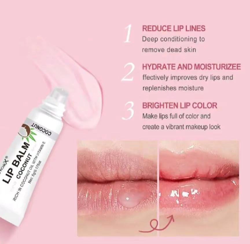 MISS FACTORX 6pcs/set Lip Balm & Lip Gloss